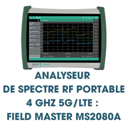 Analyseur de spectre RF portable 4 GHz 5G/LTE : Field Master MS2080A
